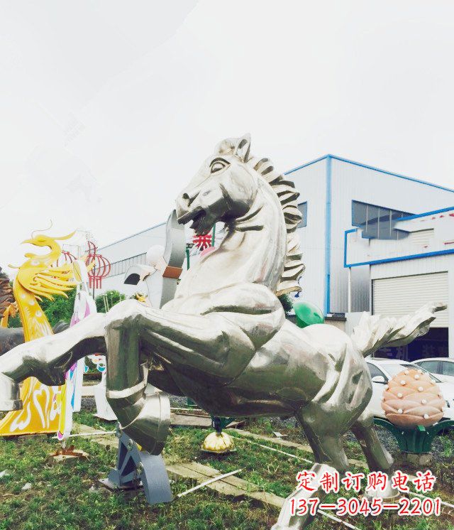 聊城产品名称优雅的不锈钢雕塑——奔马
