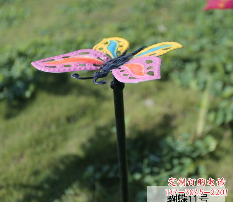 聊城个性化不锈钢彩色蝴蝶雕塑