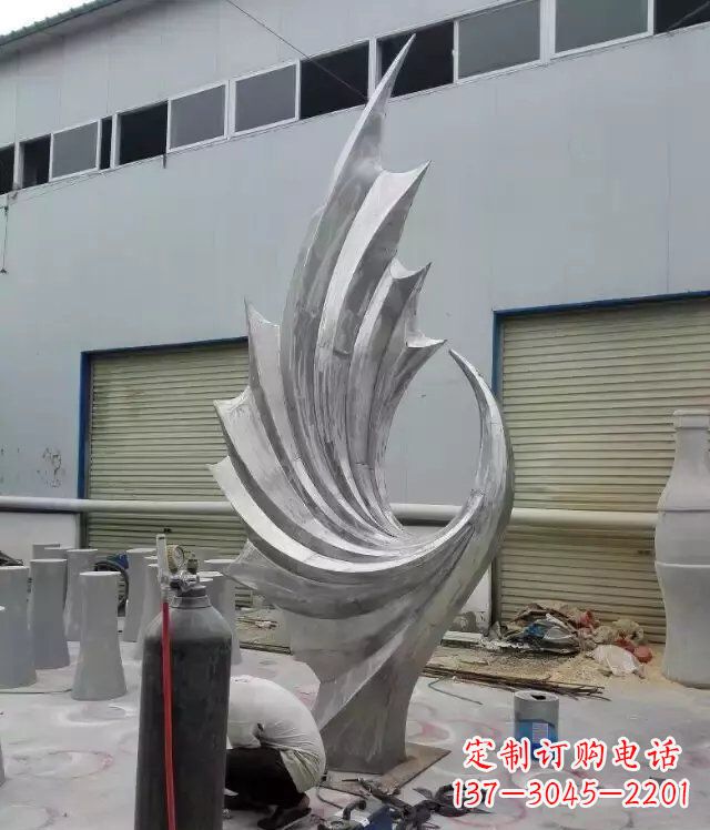 聊城 不锈钢凤凰抽象雕塑