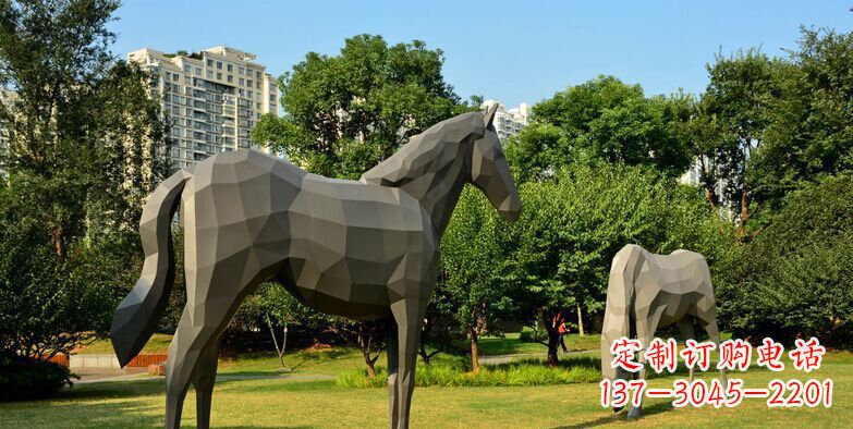 聊城产品名称不锈钢动物抽象雕塑