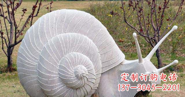 聊城抽象不锈钢蜗牛雕塑
