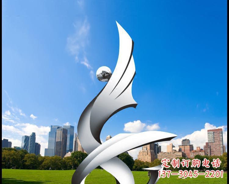 聊城优雅贵族不锈钢凤凰雕塑