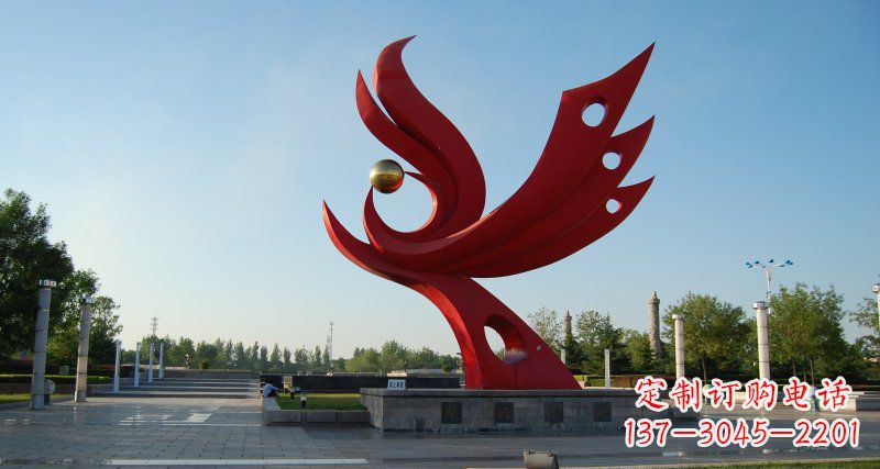 聊城凤凰雕塑——浓缩的美丽传统