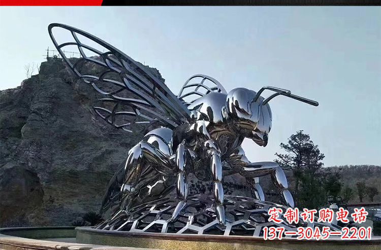 聊城优雅活泼的不锈钢大型蚂蚁雕塑