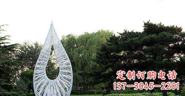 聊城精美水滴不锈钢雕塑