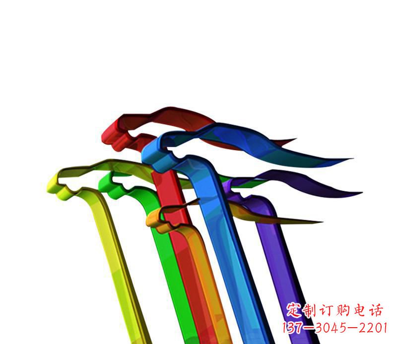 聊城欣赏性强的不锈钢飞翔飘带景观雕塑