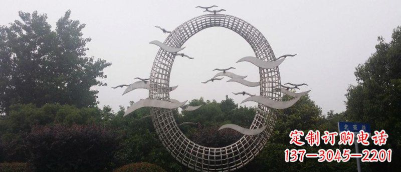 聊城抒情海鸥雕塑