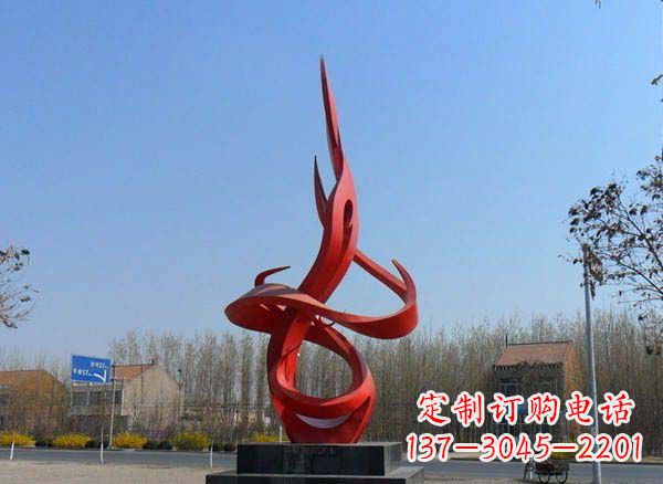 聊城不锈钢火苗经典建筑雕塑