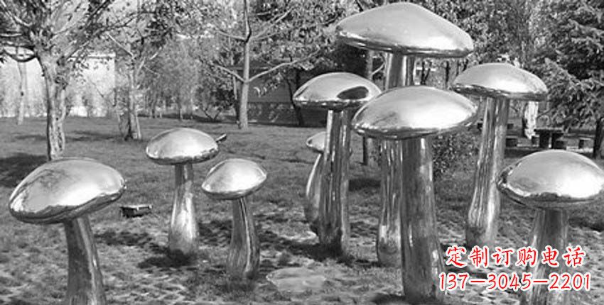 聊城萌芽之美,蘑菇景观雕塑