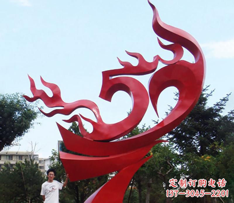 聊城梦幻飘带景观雕塑