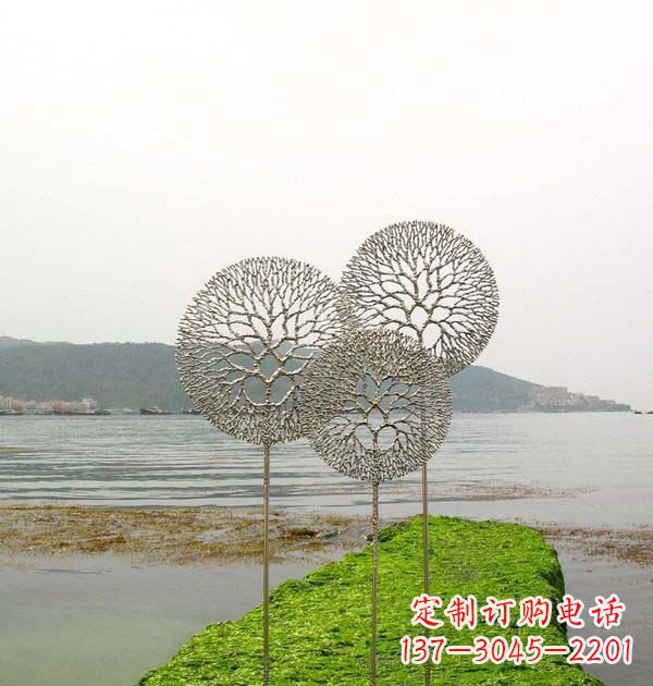 聊城 迷人的不锈钢蒲公英雕塑