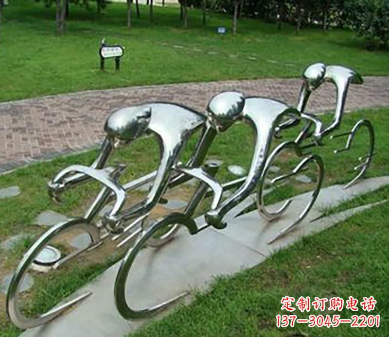 聊城西安中领雕塑——骑行出美好,独自发现!