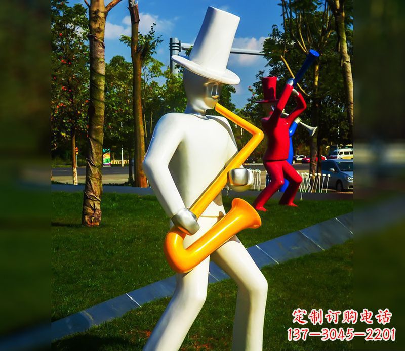 聊城精美的萨克斯不锈钢雕塑