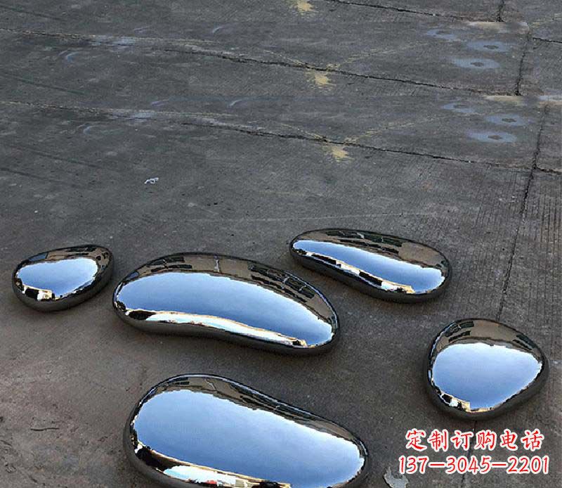 聊城不锈钢水滴景观雕塑美轮美奂,营造自然灵动
