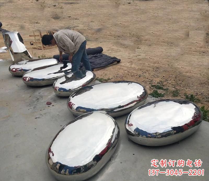 聊城中领雕塑水滴形艺术雕塑