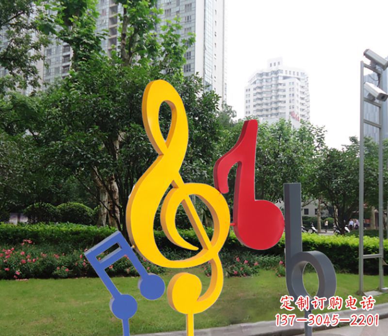 聊城不锈钢音符雕塑-引领您的心情旋律
