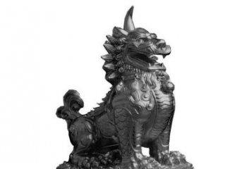 聊城独角兽铜雕塑，精美细腻传统工艺