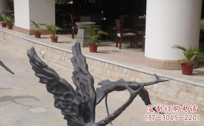 聊城中领雕塑精美大雁铜雕
