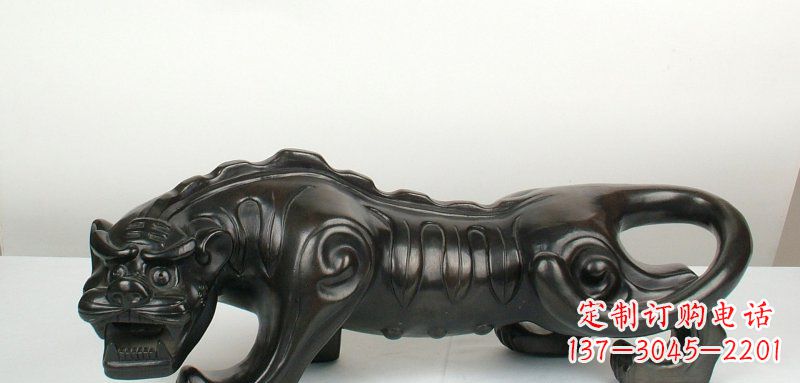 聊城象征精神力量的老虎雕塑