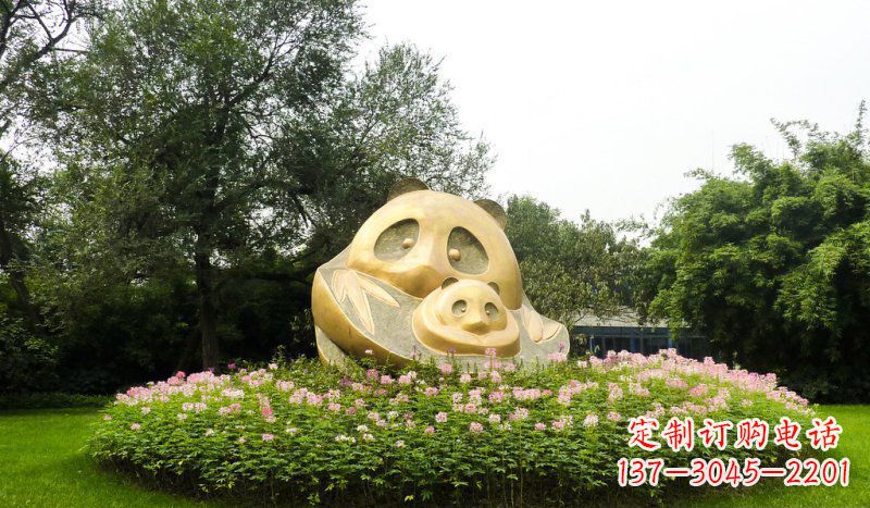 聊城熊猫雕塑 - 令公园增添无限活力
