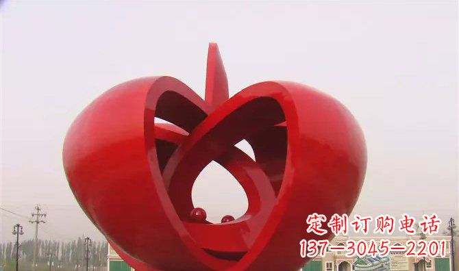 聊城果实不锈钢雕塑