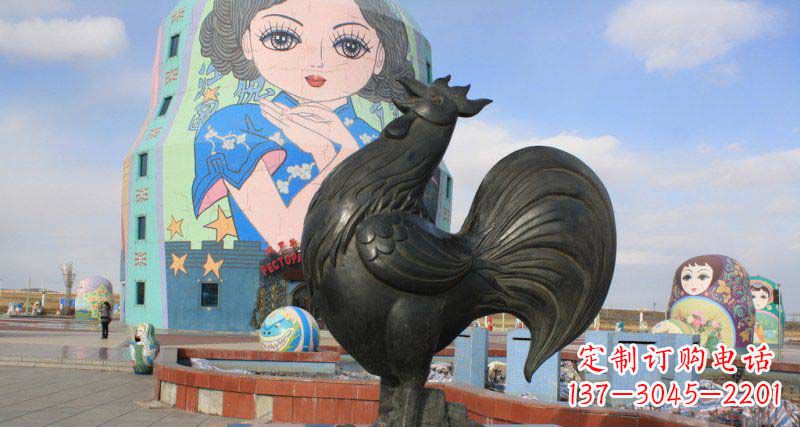 聊城艺术精美的公鸡雕塑
