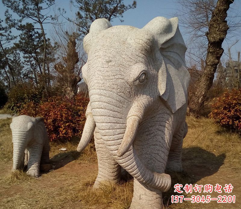 聊城精美大象雕塑