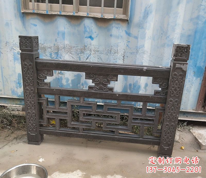 聊城公园大理石栏板石雕 (8)