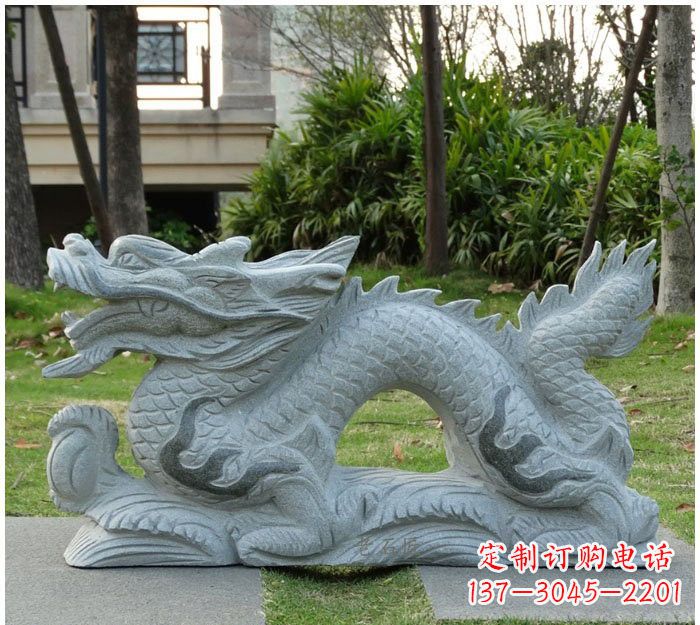 聊城公园大理石龙雕塑222