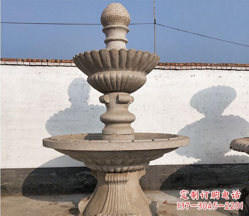 聊城公园大理石喷泉景观石雕
