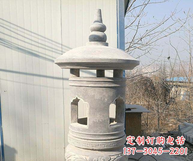 聊城公园大理石小型石灯