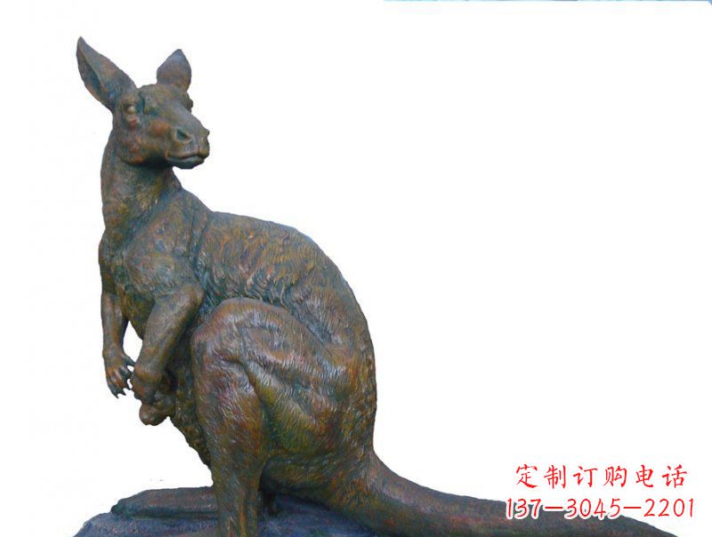 聊城精致工艺铜袋鼠雕塑