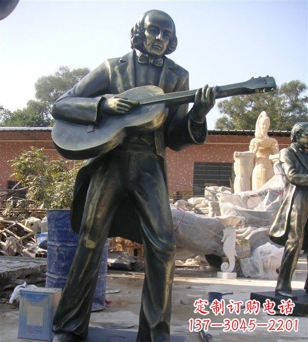 聊城高端精致吉他雕塑