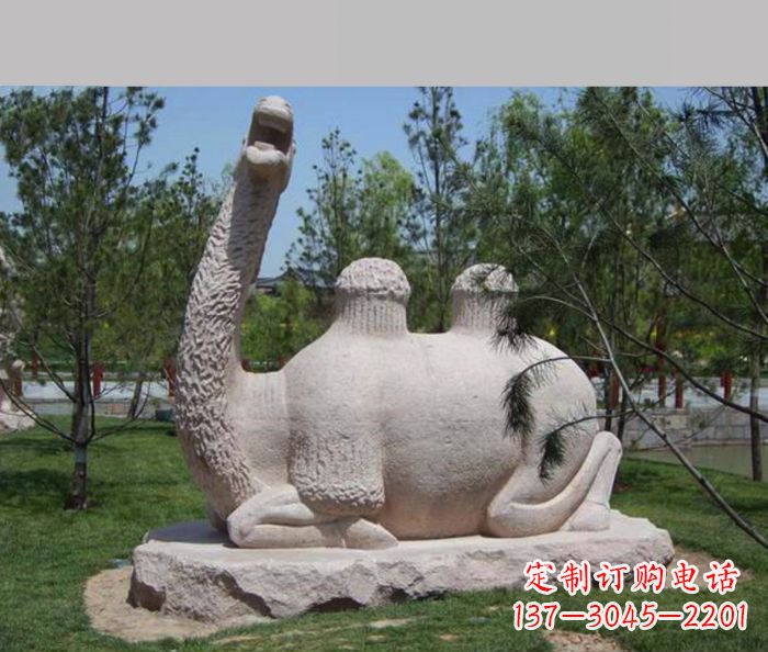 聊城优雅骆驼石雕