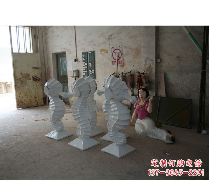 聊城精美海马石动物雕塑
