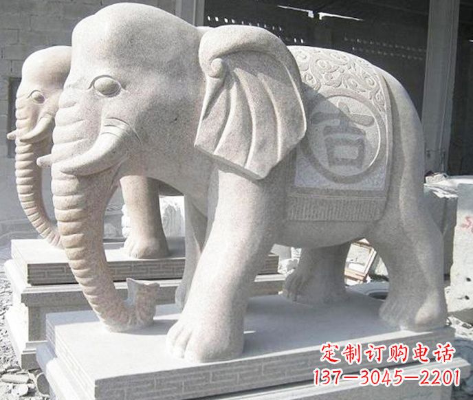 聊城公园环境装饰——经典吉祥大象雕塑