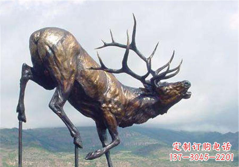 聊城铜雕动物雕塑——把自然的美传递给大家