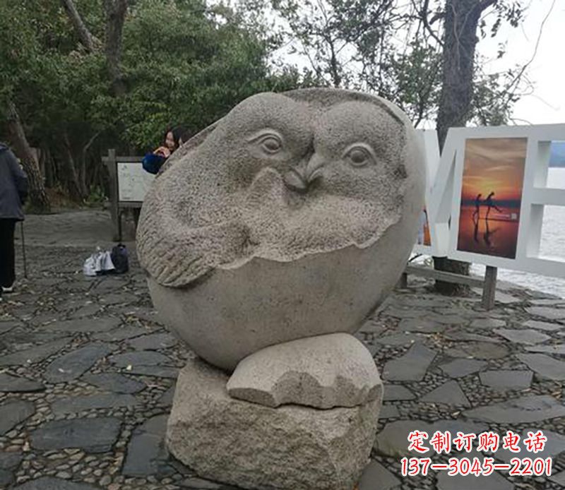 聊城中领雕塑 | 鸳鸯石雕精美定制