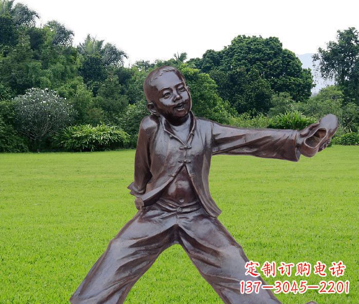 聊城优雅动人的儿童铜雕