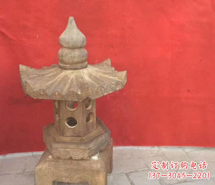聊城景观仿古石灯雕塑