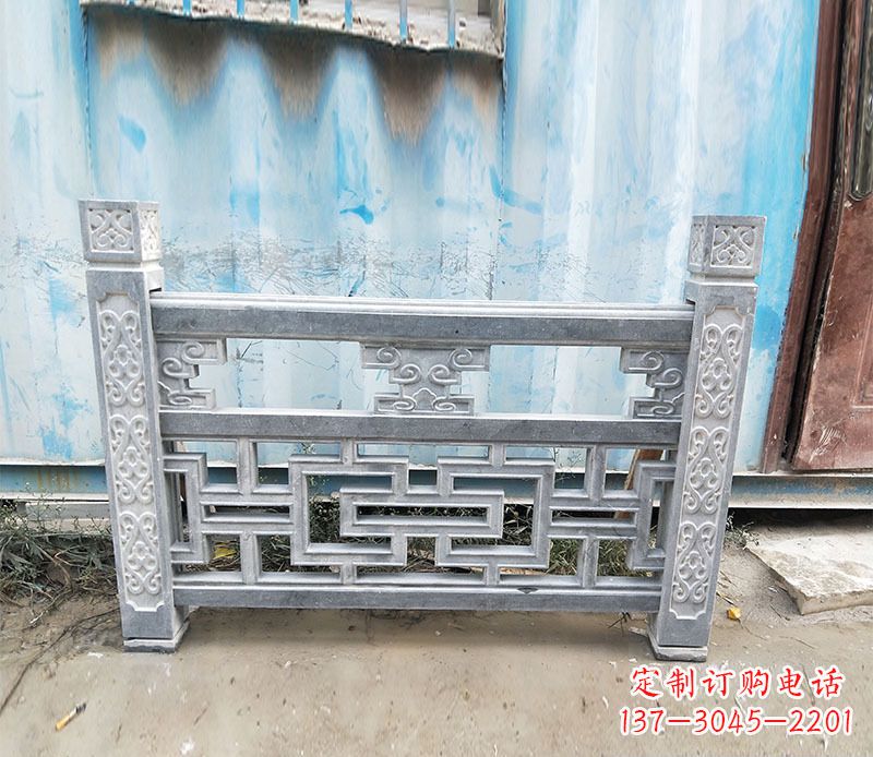聊城艺术精美的公园仿古石栏板雕刻