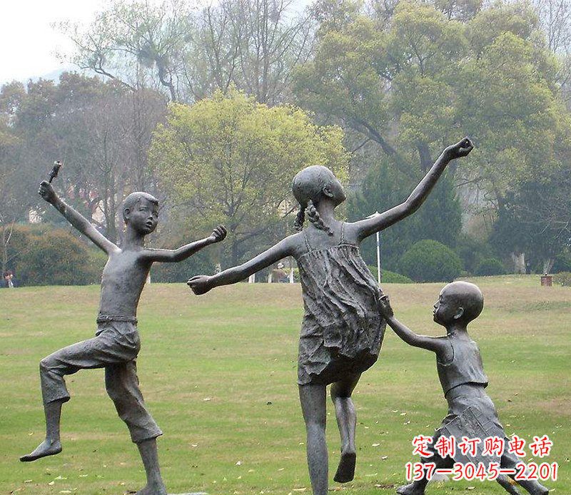 聊城浪漫童年·清新儿童铜雕