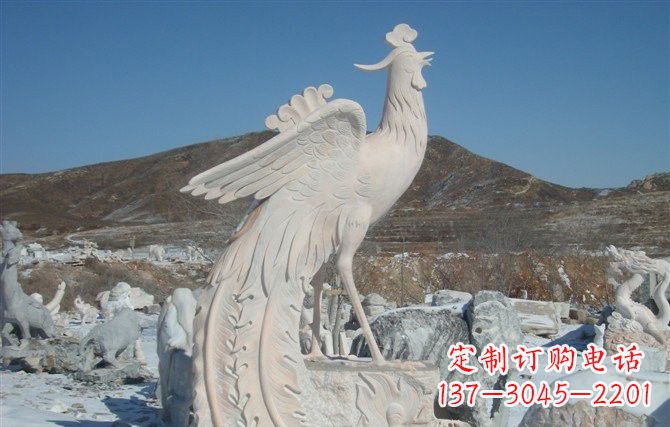 聊城公园凤凰石雕