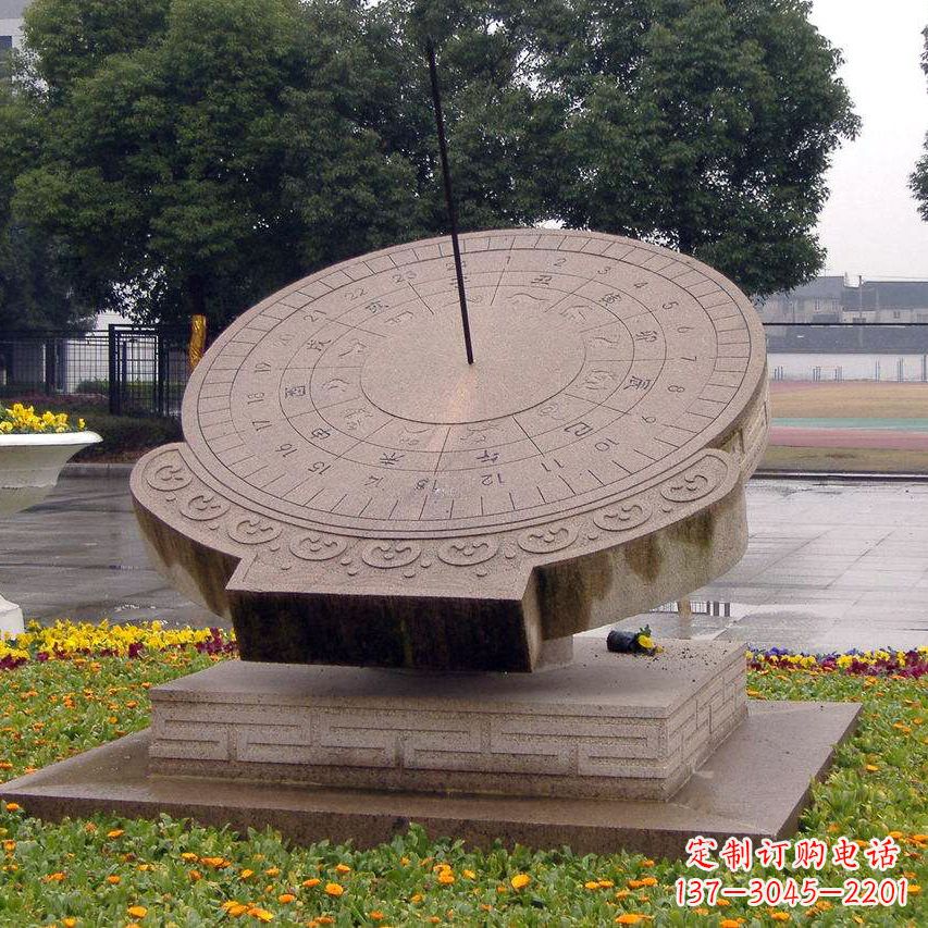 聊城公园广场纪念日晷雕塑