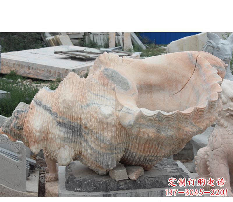聊城公园海螺石雕