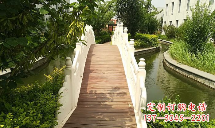 聊城公园汉白玉石拱桥 (5)