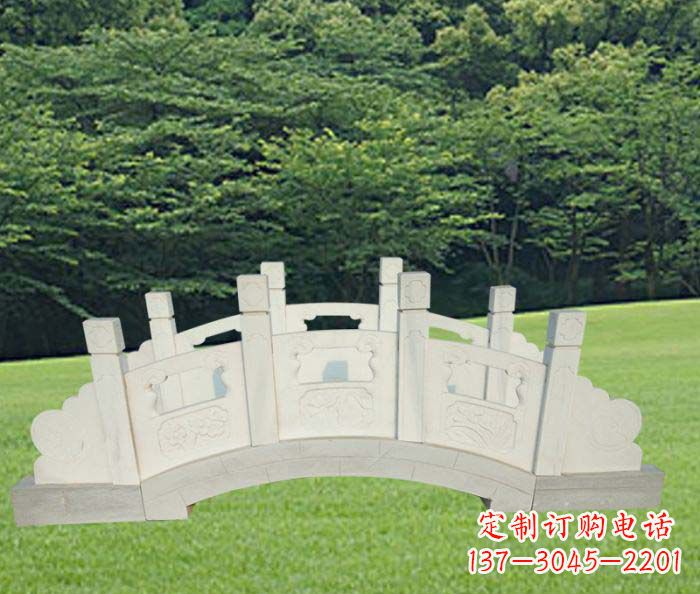 聊城公园汉白玉石拱桥