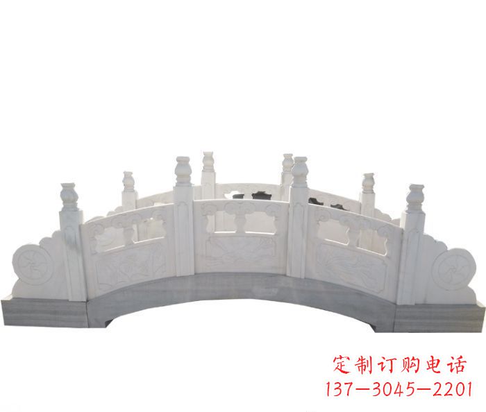聊城公园汉白玉石拱桥_1