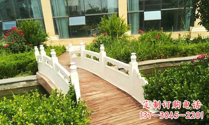聊城公园汉白玉石拱桥_2