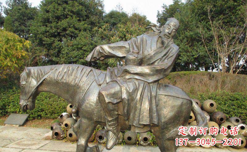 聊城动态骑马雕塑